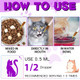 Sdjufei Cat Multivitamin Drops 15-In-1 Multivitamin Drops For Cats Immune Support Heart Skin & Coat Health Digestion Joint Care For All Life Stages Easy To Use 60Ml