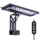 Seaoura Clip On Aquarium Light For Plants-24/7 Cycle Fish Tank Light With Timer Full Spectrum+7 Colors Mode Auto On/Off Adjustable Brightness And Height 12W (7Inch For 7-12 Inch Tank)