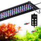 Seaoura Plant Growth Aquarium Light 24/7 Custom Timer Power-Off Memory 48-54In Full Spectrum Aquarium Plant Lights 7-Row Led 8 Colors 20 Adjustable Brightness Day & Night Cycle For Freshwater