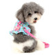 Selmai Bow Tie Dog Harness For Small Dogs Ruffles Design Cat Harness And Leash For Walking Adjustable Soft Padded For Puppies Boys Girls Kitten Jacket Easy On Spring Autumn Xs