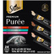 Sheba Premium Puree Cat Treats Lickable Roasted Chicken Flavor Smoked Salmon Flavor And Seared Tuna Flavor 0.49 Oz. Tubes 24 Count
