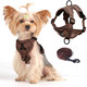 Skmeditec Cat Harness And Leash Set: D Escape Proof Vest With Lead For Large Cat Small Dog Puppy Walking Soft Jacket Reflective Strips Black (L)