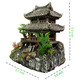 Slocme Resin Castle Decorations Multicolor Aquarium Sculpture - Eco-Friendly Fish Tank Castle Ornaments