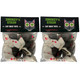 Smokey'S Stash Rabbit Fur Mouse Cat Toy 12 Per Pack White And Gray Fuzzy Toys For Cats With Rattle Realistic Fake Mice (12)
