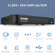 ZOSI Full 1080p H.265+ Security Camera Security System, 5MP Lite 8 Channle 4-in-1 CCTV DVR Recorder with 1TB Hard Drive and 4 x 1080p Surveillance Bullet Camera Outdoor Indoor with 120ft Night Vision ZOSI Full 1080p H.265+ Security Camera Security System, 5MP Lite 8 Channle 4-in-1 CCTV DVR Recorder with 1TB Hard Drive and 4 x 1080p Surveillance Bullet Camera Outdoor Indoor with 120ft Night Vision