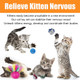 Speedy Panther 21 Pcs Cat Toys For Indoor Cats Collapsible Cat Tunnel Interactive Feather Teaser Wand Ball Toy For Kitten Cats