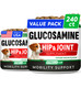Strellalab Glucosamine Treats For Dogs - Joint Supplement W/Omega-3 Fish Oil - Chondroitin Msm - Advanced Mobility Chews - Joint Pain Relief - Hip & Joint Care - Chicken Flavor - 120 Ct - Made In Usa