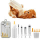 Suxgumoe Pet Feeding Syringe With Nipple Silicone Feeding Tools For Kitten Puppy Feeding Syringe For Born Cat Dog Small Animals Rabbits (5Ml+10Ml +10 Nipples)