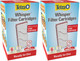 Tetra Filter Aquarium Cartidges Removes Odors And Discoloration Ready To Use Small Whisper Filters 6 Count