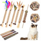 Tindtop Silvervine Chew Sticks For Cats 10 Pack Natural Catnip Chew Toys For Kittens Teeth Cleaning Matatabi Dental Care Increase Appetite Calm Cat Anxiety And Stress Aggressive Chewers Cat Dental Toy