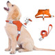 Tokcam Magnetic Puppy Harness And Leash With Quick Release Buckle Easy On & Off Faux Leather Easy Walk Dog Harness And Leash For Small Medium Large Sized Dogs For Training