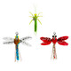 Ttcat Feather Cat Toy Attachments3 Pcs Simulation Insects Grasshopper Refills Cat Toys Replacement Feathers For Cat Wand.
