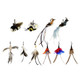 Ttcat Feather Cat Toy Attachments3 Pcs Simulation Insects Grasshopper Refills Cat Toys Replacement Feathers For Cat Wand.