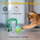 Umosis Interactive Cat Toys For Bored Indoor Adult Cats Automatic Fast Move On Carpet Bird Chirping & Motion Activated Cat Ball