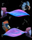 Uniclife Betta Mushroom Hammock Soft Aquarium Rest Bed Fish Breeding Playing Pad With Suction Cup Silicone Ornament Decoration Colorful Lifelike Decor For Fish Tank Landscape 2 Pack