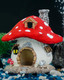 Uniclife Aquarium Mushroom House Resin Fish Tank Decoration Cottage Ornament For Fish Tank Landscape Aquarium Hideout Hideaway Spawning Cave Decor For Shrimp Betta Goldfish And Reptiles