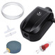 Uniclife Aquarium Air Pump Dual Outlet Fish Tank Aerator With Accessories For 5-200 Gallon Tank