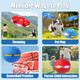 Uniqus Magic Bouncing Ball Led Magic Ball With 6 Lights Flying Shape Ly Switchable Between Two Modes Suitable For Both Indoor And Outdoor Use (Blue)