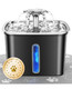 Veken Innovation Award Winner Stainless Steel Cat Water Fountain 95Oz/2.8L Automatic Pet Fountain Dog Water Dispenser With Replacement Filters & Silicone Mat S For Cats Dogs (Silver)