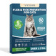 Vicsom Flea Treatment For Cat Flea And Tick Prevention For Cats Kitten 6-Month Supply Cat Flea Treatment & Control Repellent Fast Acting Topical Drops For Cats Over 1.5 Lbs 24-Hour Protect