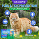 Weallin Flea And Tick Prevention For Large Cat Fleas And Ticks Treatment For Cats Over 9 Lbs Topical Cat Flea Treatment Fast-Acting & Long-Lasting Fleas Control For Cats 6-Dose Supply