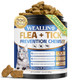 Weallin Flea And Tick Prevention For Cats 200 Soft Chews For Fleas Treatment For Cats Natural Cat Oral Flea Chewables Support Supplement Flea And Tick Chews For All Breeds & Sizes