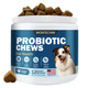 Wontechmi Probiotics For Dogs Improve Itchy Skin Itchy Ears Gut Health Yeast Balance Allergies Immunity Dog Probiotics And Digestive Enzymes With Prebiotics Reduce Diarrhea (180 Chews Steak)