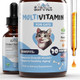 Woof 'N' Purr Cat Multivitamin - Promotes Healthy Skin & Coat Joint Support Longevity & More - Cat Vitamins - Cat Supplements & Vitamins - Cat Vitamins For Indoor Cats - Kitten Vitamins - Cat Immune Support - 1Oz