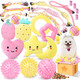 Xiugoal Pink Puppy Toys For Boredom - 23 Pack Puppy Chew Toys For Teething Interactive Dog Toys For Puppies Cute Small Dog Toys With Treat Ball Squeaky Dog Chew Toys And Ropes