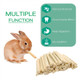 Xlpeixin 300G Snacks Sweet Bamboo Chew Toy For Rabbits Chew Sticks For Hamster Chinchilla Guinea PigMolar Treats Snack For Small Animals
