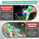 Yinmik Aquarium Ph Salt Tester Digital Salinity Meter For Freshwater & Saltwater Fish Tank Simultaneous Display Salt Ph Tds For Koi Pond Reef Tank Aquaponics Ppm Ph Ec Reader Hydrometer With S.G. Card