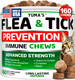 Yuma'S Flea Treatment For Cats - Flea And Tick Prevention For Cats - 160 Soft Treats - Natural Oral Supplement Pills For Kittens - All Breeds & Ages - Made In Usa