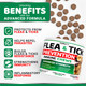 Yuma'S Flea And Tick Prevention For Dogs Chewables - 170 Treats - Natural Dog Flea And Tick Treatment Chewable Supplement - Oral Pills - All Breeds & Ages - Soft Chews - Made In Usa - Bacon Flavor