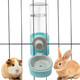 Yumsur 18Oz Rabbit Water Bottle Pet Water Bottle For Cage CrateHanging Automatic Water Dispenser For CageFerret Bunny Guinea Pig Water BowlSuitable For Small Animal (Grey 18Oz)