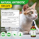 Zodenis Cat Antibiotics For Infection Natural Multivitamins Antibiotics For Cats & Dogs Cat Antibiotic Supports Immune And Cats Allergy Itch Relief Pet Antibiotics Supplements Chicken Flavor 2 Fl Oz