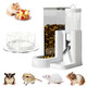 Zuleenn No-Drip 2-In-1 Hamster Water Bottle & Automatic Feeder All-In-One Small Animal Cage Accessories With Snack Bowl For Hamsters Mice Gerbil And Sugar Gliders