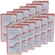 Zuqqony 12 Pack Small Filter Cartridges Compatible With Tetra Whisper Bio-Bag Filter Small Replacement Filter Cartridges Compatible With Tetra Whisper 3I Internal Filters