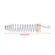 Zyamy Hanging Stainless Steel Bird Treat Feeders 20Cm Bird Foraging Toy Feeder For Parakeet Cockatiel African Grey Conure Cockatoo