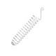 Zyamy Hanging Stainless Steel Bird Treat Feeders 20Cm Bird Foraging Toy Feeder For Parakeet Cockatiel African Grey Conure Cockatoo