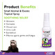 Zymox Small Animal & Exotic Topical Spray 2 Oz. Supports Healthy Skin For Dog Cat Rabbit Guinea Pig Ferret Hamster Chinchilla Monkey