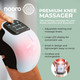 nooro Portable Knee Massager with Heat Red Light and  Massage Therapy Relax Tight Muscles and Helps Minor Joint Stiffness and Discomfort Hands Free Design