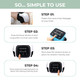 nooro Portable Knee Massager with Heat Red Light and  Massage Therapy Relax Tight Muscles and Helps Minor Joint Stiffness and Discomfort Hands Free Design