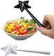 Uniqus Salt and Pepper Shaker Magic Wands Duo Salt Black and White Two Pack Halloween Christmas Kitchen Accessories(black and white)