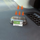Shudyear Car Solar Power Simulated Dummy Alarm Anti-Theft LED Flashing Security Light Fake lamp with USB Charger Port car security Accessories Universal for Most Cars(2pcs Red)