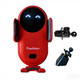 Carrotech Wireless Car Charger Mount Cute Car Phone Holder Automatic Clamping Air Vent Dashboard Smart Phone Holder for iPhone 15/14/13/12/11//XS/XR/8 Samsung S23/22/21/20/Note 20 etc (Red)
