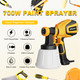 VONFORN Paint Sprayer, 700W HVLP Spray Gun with Cleaning & Blowing Joints, 4 Nozzles and 3 Patterns, Easy to Clean, for Furniture, Cabinets, Fence, Walls, Door, Garden Chairs etc. VF803 Yellow