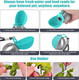 AOFANPET Dogs Drinking Bottle with Silicone Bowl, 285ml Stainless Steel Leak-Proof Dog Drinking Bottle for Cats and Dogs, Walks and Hikes - Pink