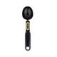 UNbit Weighing Spoon Scale Home Kitchen Tool Electronic Measuring Coffee Food Flour Powder Baking LCD Digital Measurement adjustable - black