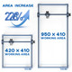 SCULPFUN S6 Pro S9 S9 Pro Large Area Expansion Kit for Extension to 410 x 950mm Meet Larger Engraving Cutting Needs