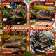 Sunthus Turtle Sculptures Garden Statues Resin Patio Decor Outdoor Garden Decoration